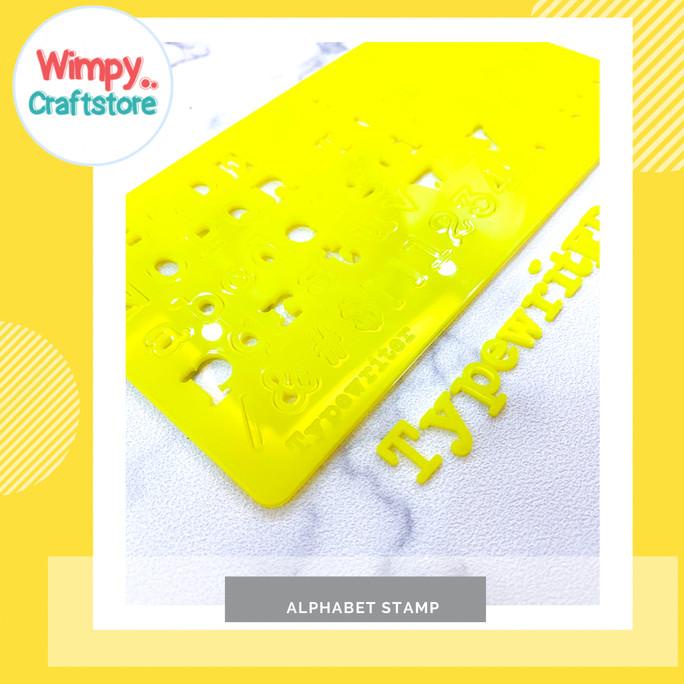 

Cetakan Stamp Huruf Alphabet Stamping Stempel Fondant Clay SMALL 7 wimp11 Buru Order