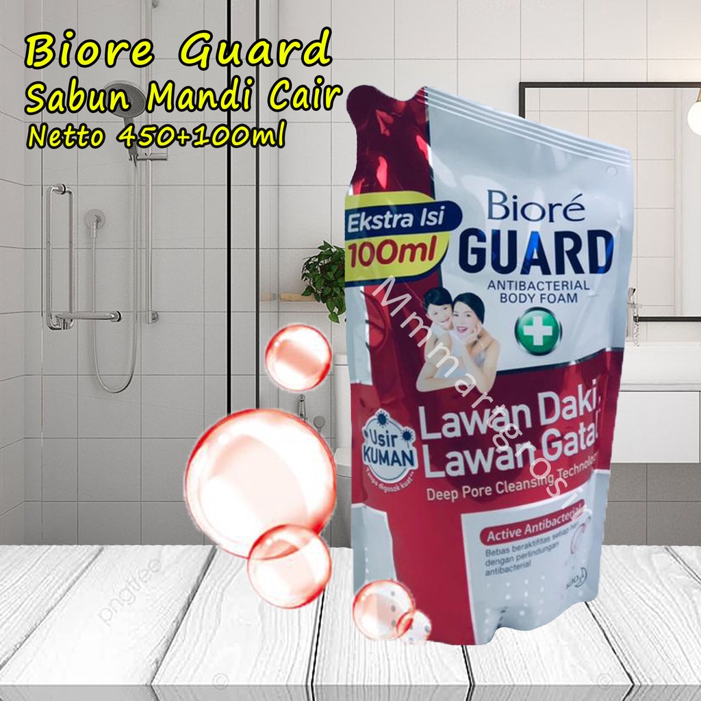 Biore Guard / Antibacterial Body Foam / Sabun Mandi Cair / 450ml