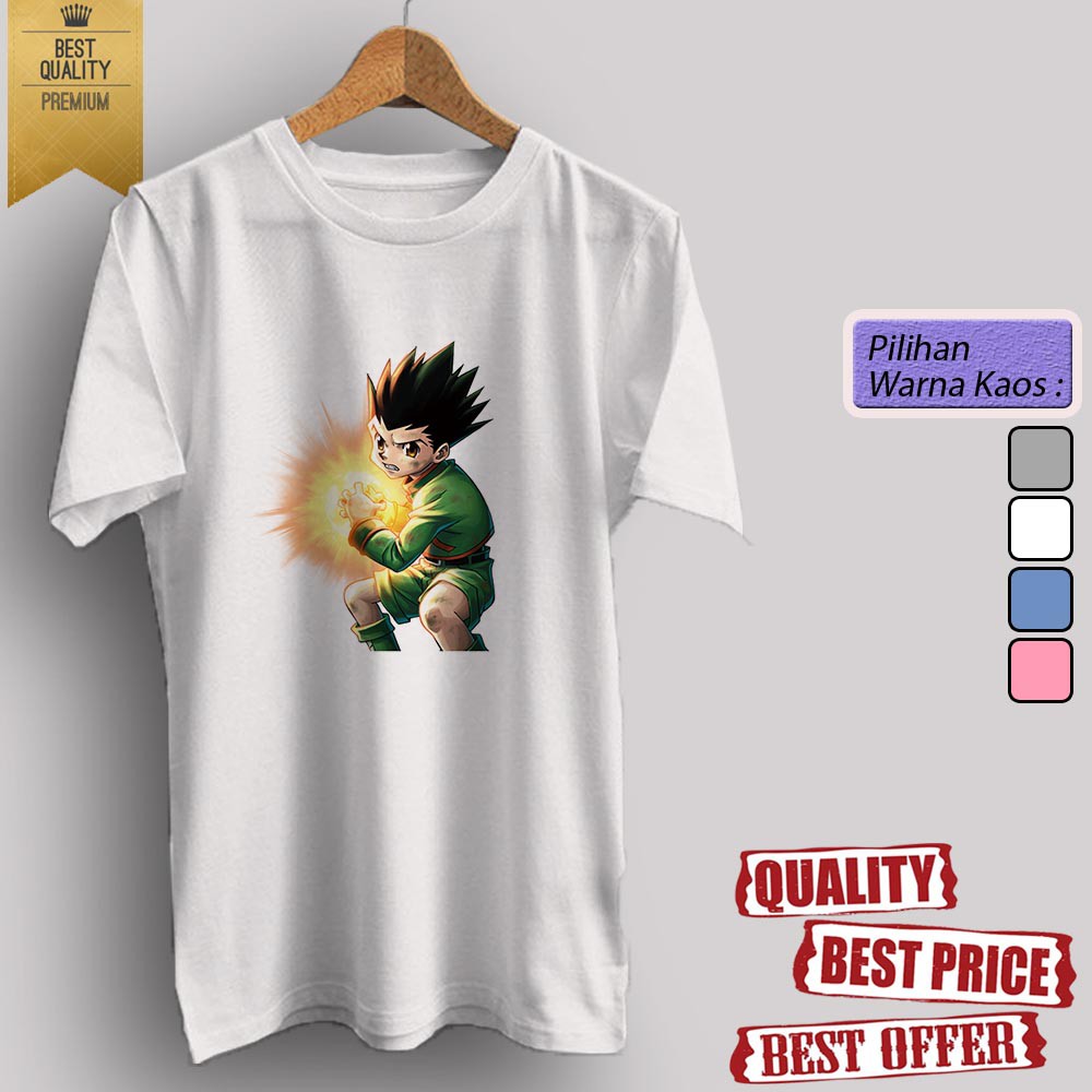 baju tshirt anak dewasa ANIME TV hunter x hunter 33