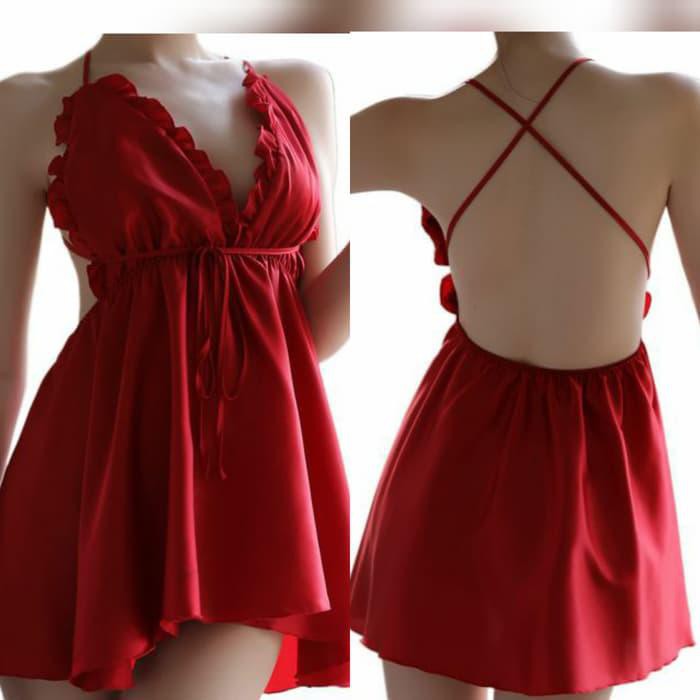 ACL1102 - Sexy Lingerie Night Gown Baju Tidur Seksi Baby Doll