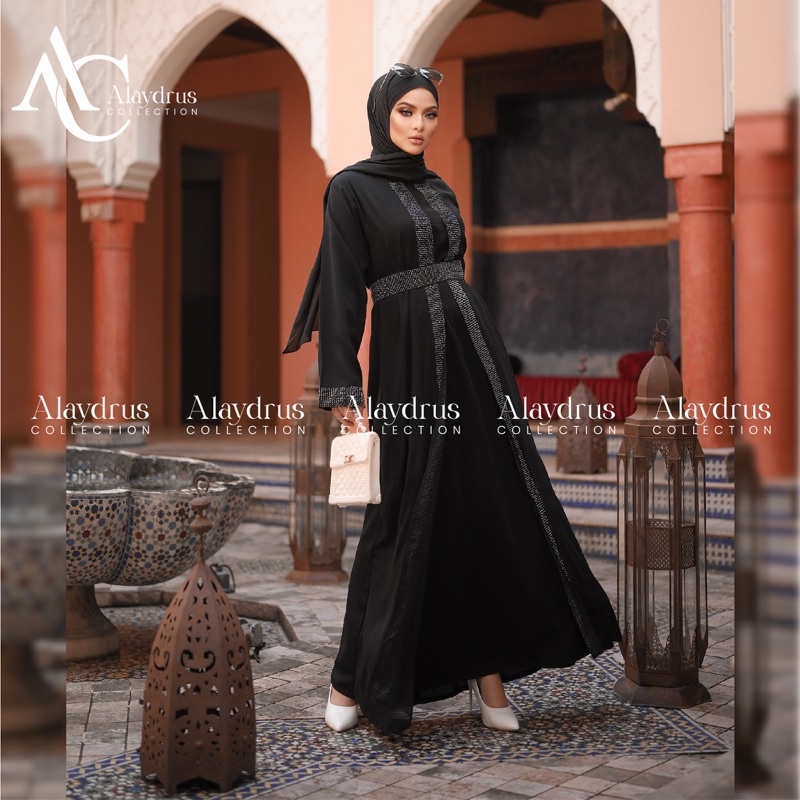 Baju Muslim Abaya Bordir Arab Saudi Bordir Zephy Turki 544