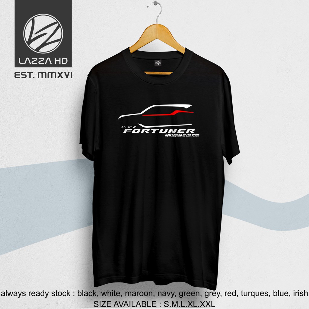 Kaos / Baju / Tshirt Toyota All New Fortuner Distro keren Murah