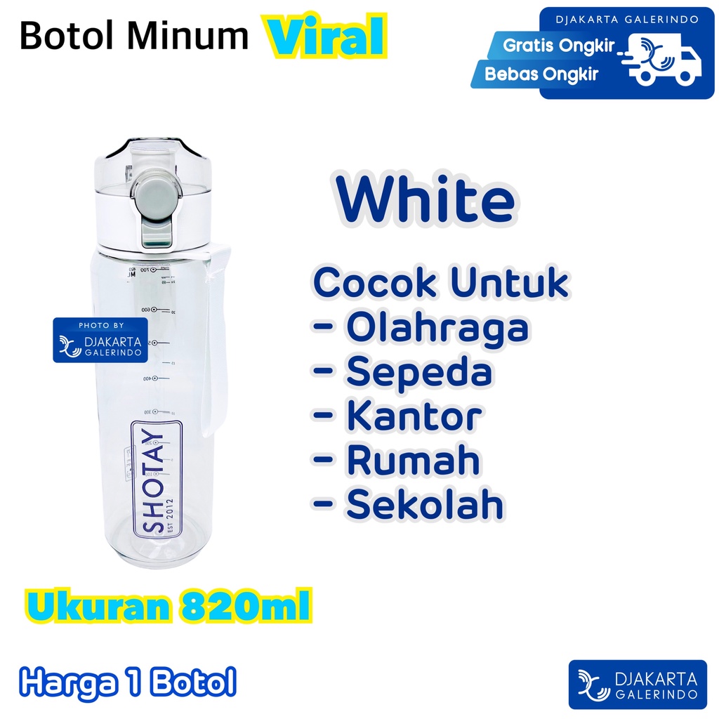 Botol Minum Viral Botol minum Gemoy Olahraga Botol Minum Sepeda 820ml