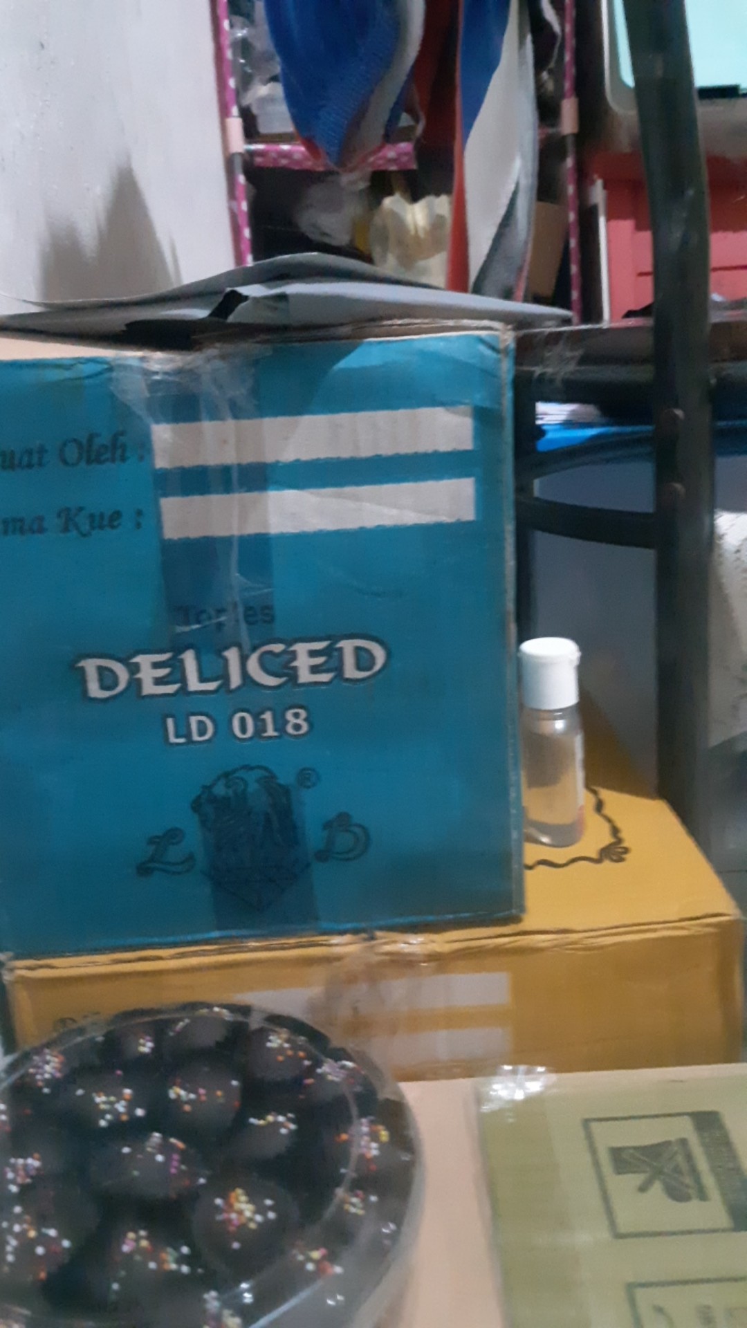 Per 12 Pcs Toples Kue Kering Bulat 1/2 Kg Ld1188 Stoples Plastik