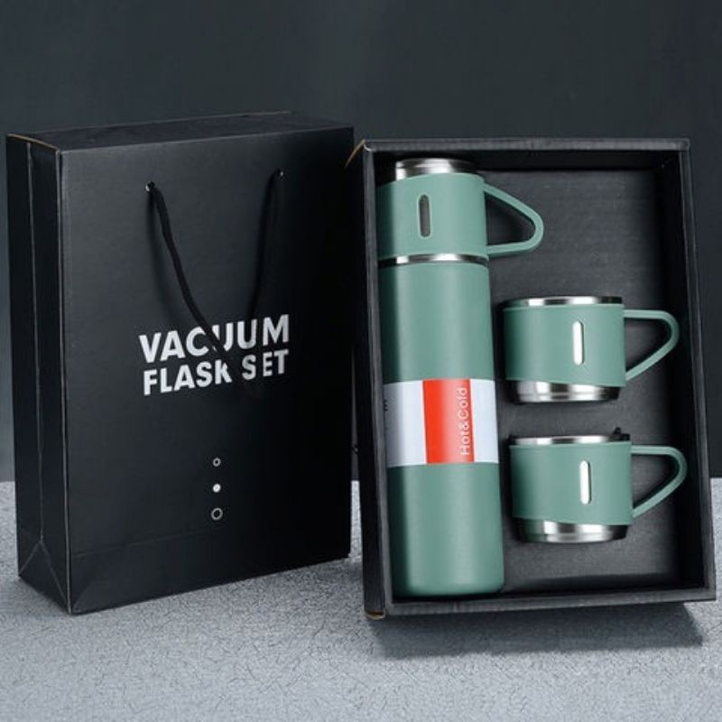 TERMOS CANGKIR SET 500 ML.VACCUM FLASK SET