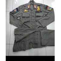 seragam pdl pol pp bahan luster