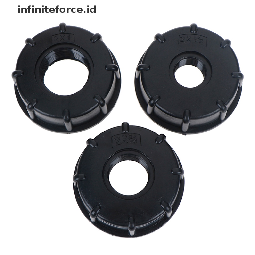 (Infiniteforce.Id) Adapter Konektor Katup Tangki Air Ibc 1 / 2 &quot;3 / 4&quot;