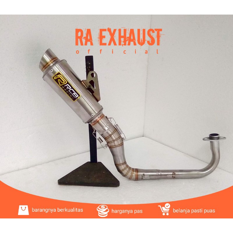 Knalpot Racing RCB Mio Sporty/Mio  M3/Mio J/Mio Soul/Mio Smile/Mio GT/Mio Soul Karbu/Beat Karbu/Beat