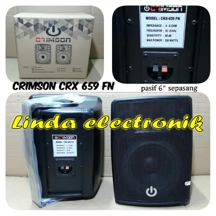 speaker pasif crimson crx a 659 fn crimson crx a659 crimson crxa659