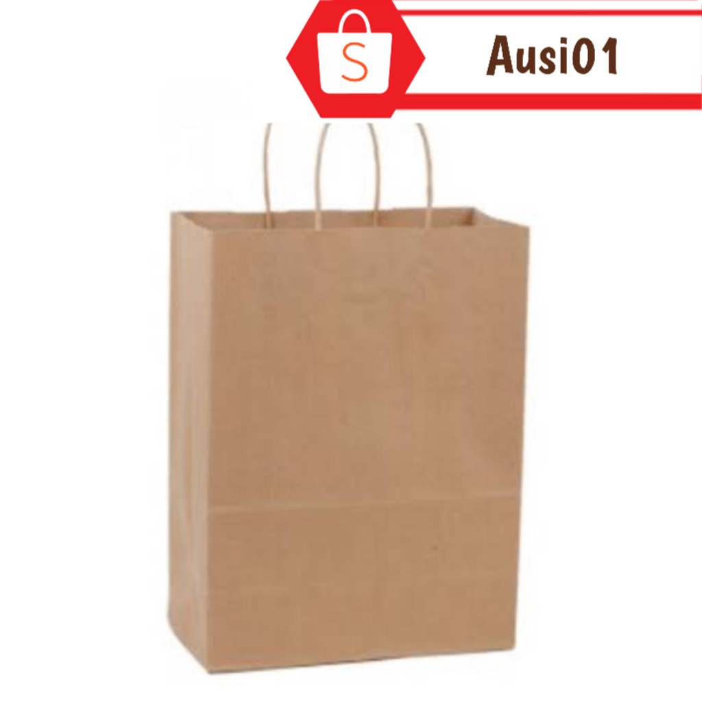 

(150GSM) PAPER BAG TAS KERTAS CRAFT COKELAT MOTIF