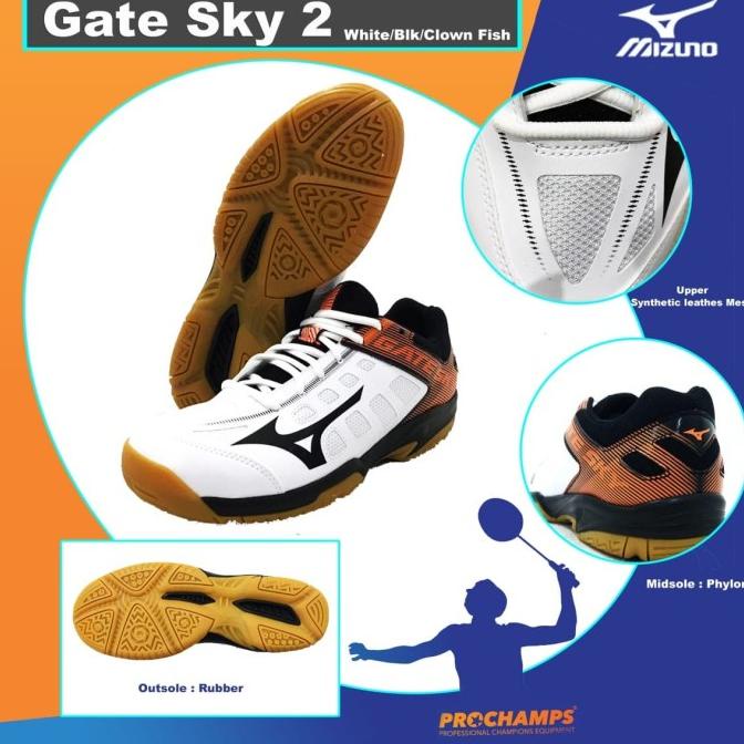 MIZUNO GATE SKY 2 SEPATU BADMINTON ORIGINAL