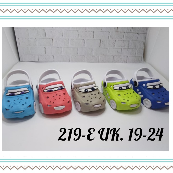 SANDAL DULUX ANAK BALITA - ANAK PAUD MOTIF MCQUEEN LUCU CODE 219E 19-24