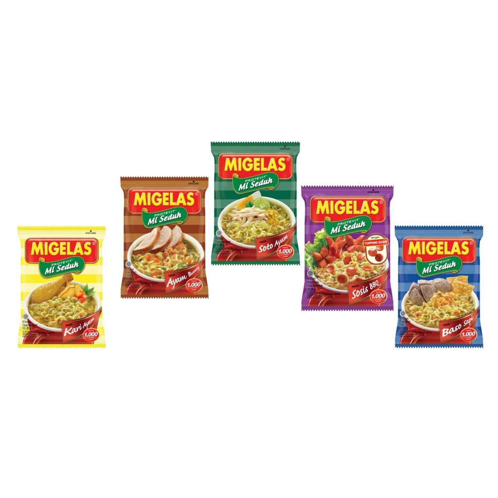 

Migelas 1 Renteng 10pcs 28gr/Mie Instan/Mie Seduh