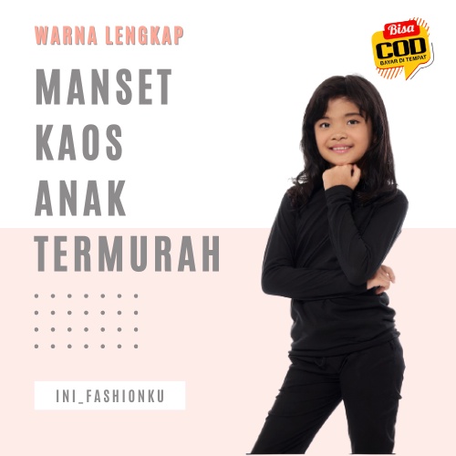 ( BISA COD ) MANSET ANAK RAYON LENGAN PANJANG 5 - 8 TAHUN BAJU MANGSET KAOS PAKAIAN ANAK UMUR 5 SAMPAI 8 TAHUN