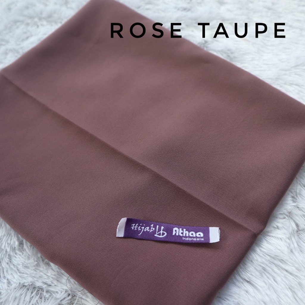 Kain Wolfis/ Woolpeach/ Wolvis Grade A Harga Setengah Meter-Kain Rose Taupe