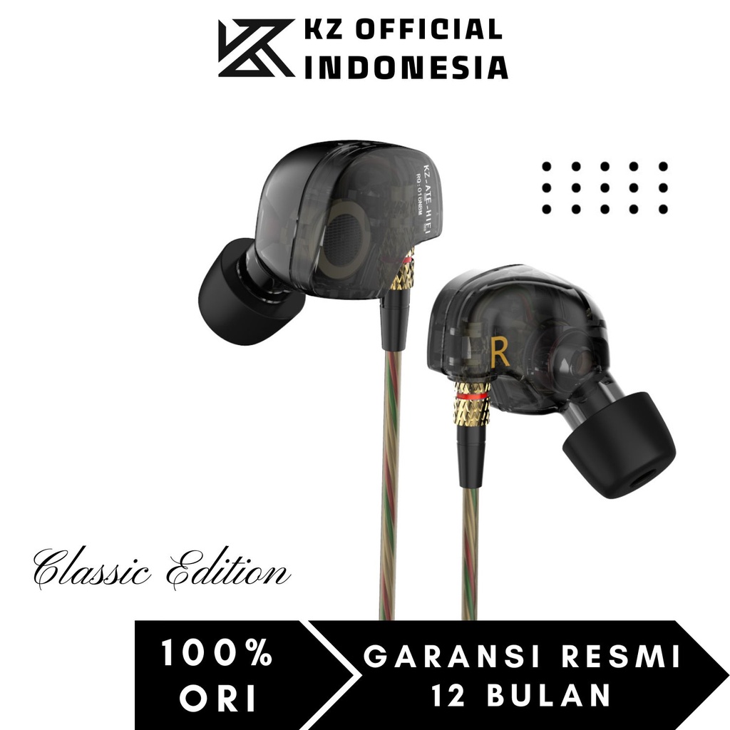 KZ ATE In Ear Earphone - Garansi Resmi