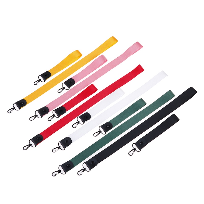 {LUCKID}Solid Color Mobile Phone Straps keychain Tag Neck Lanyards ID Card Hang Rope