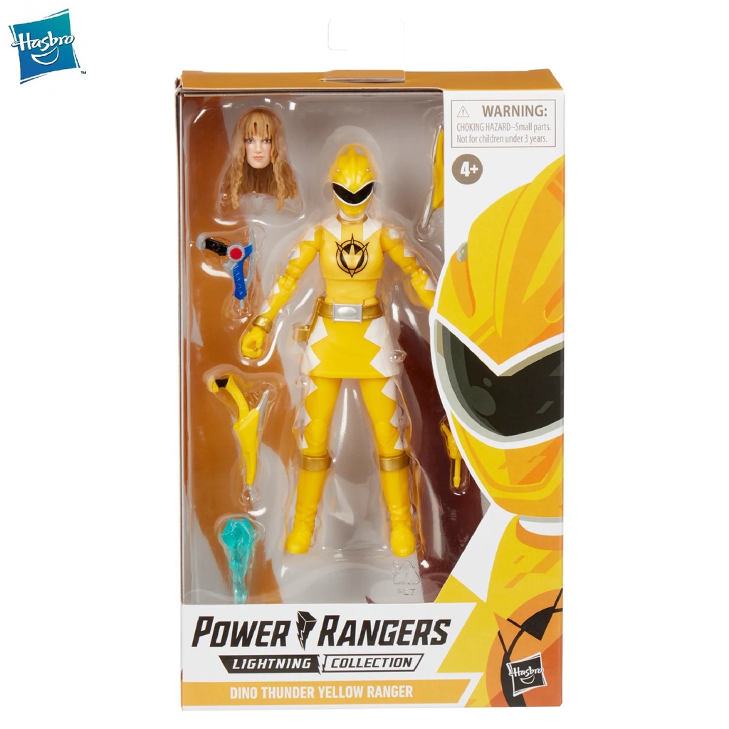 POWER RANGERS Lightning Collection Dino Thunder Yellow Ranger Premium Figure