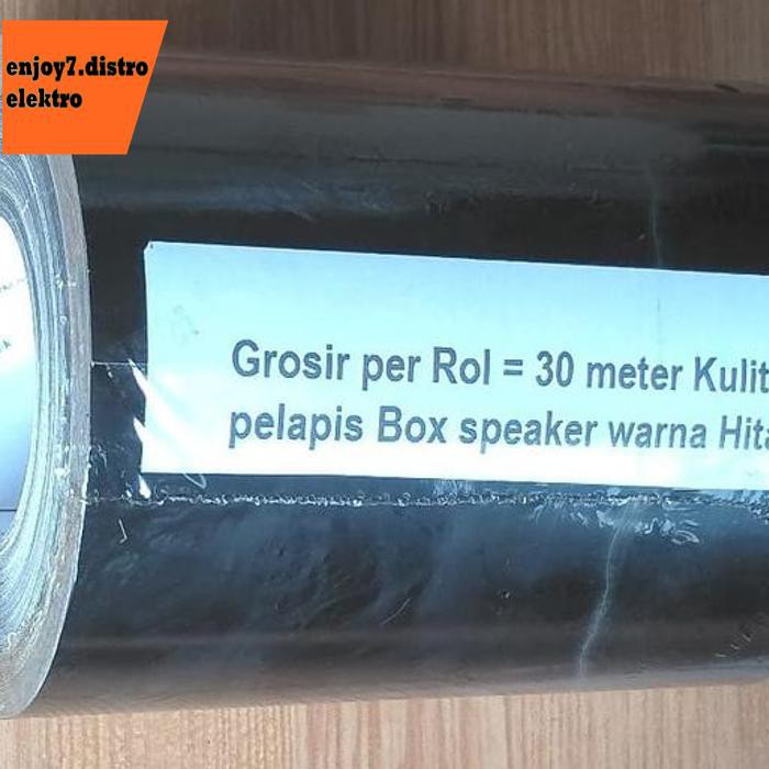Grosir per Rol isi 30 meter Kulit pelapis Box speaker warna HitamBishele88 Diminati Banget
