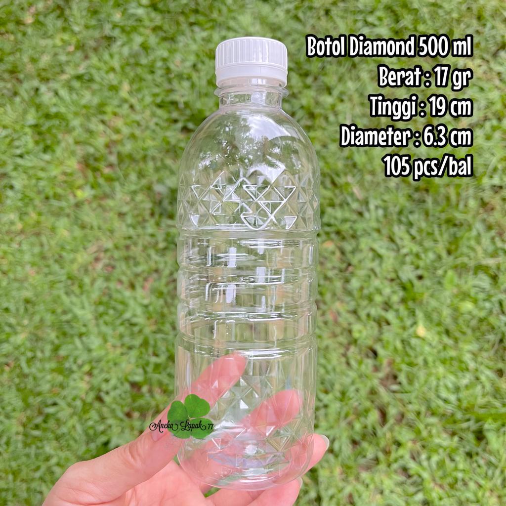 Botol Diamond 500 ml botol plastik 500 ml hemat murah