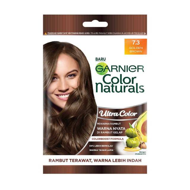 ✨ ELYSIA ✨ Garnier Color Natural Sachet Cream /Pewarna Rambut Instan/ Cat Semir Rambut