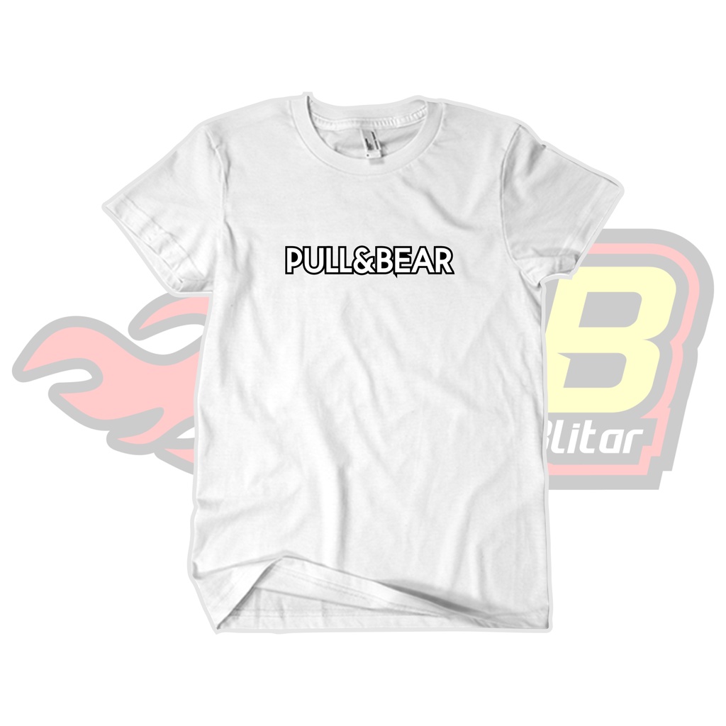 Kaos Distro Pria Katun Pull &amp; Bear