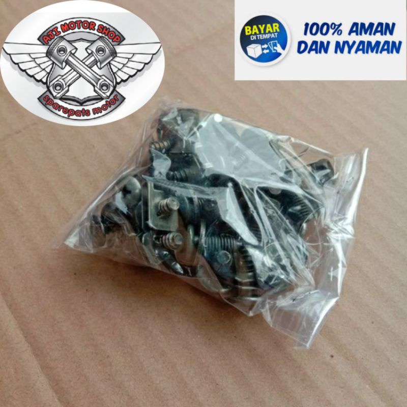 Baut lengkap fullbody yamaha Vega R New / baut motor vega