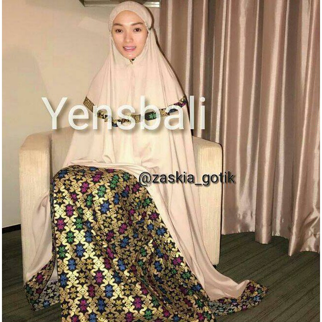 PROMO mukena songket  prada prada Exclusive mukena bali dewasa super jumbo mukena terbaru termurah