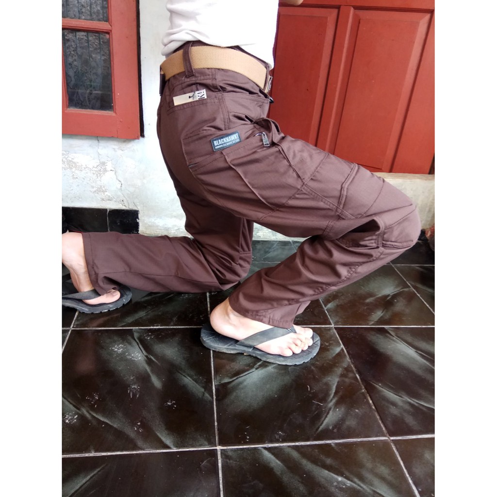 TERBARU  Celana Tactical Blackhawk Coklat PREMIUM