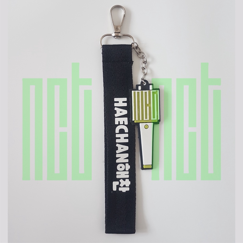 NCT DREAM KEYRING STRAP NAME KEYCHAIN NCT LIGHTSTICK LANYARD KPOP