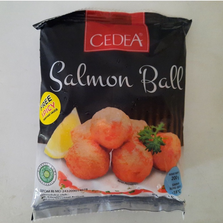 

Cedea - Salmon Ball [Olahan Ikan Berbentuk Bola]