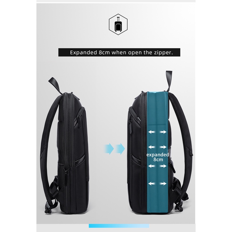 Bange Tas Ransel pria Laptop Kerja Backpack Pria 17 Inch BG77115