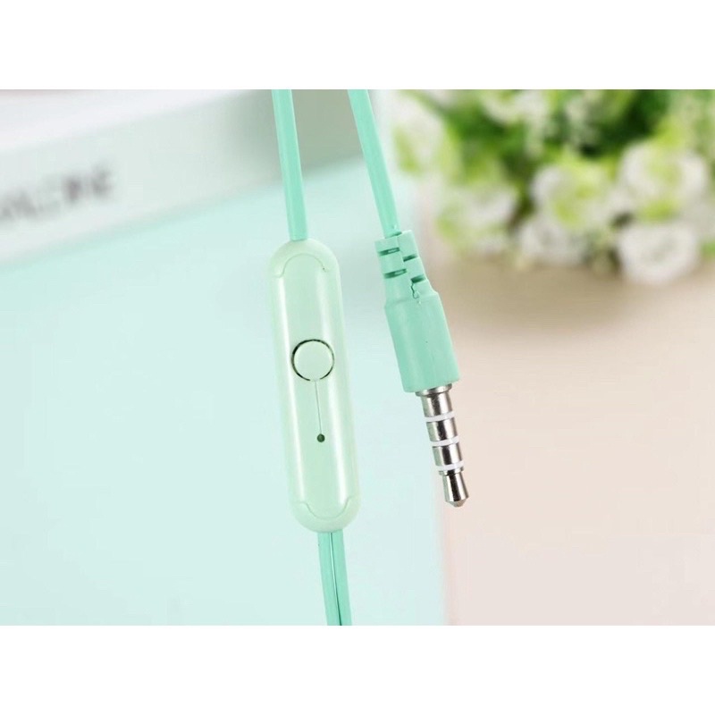 SEN-HEADSET HANDSFREE EARPHONE HF MACARON CAT U49 + MIC NEW ARRIVAL