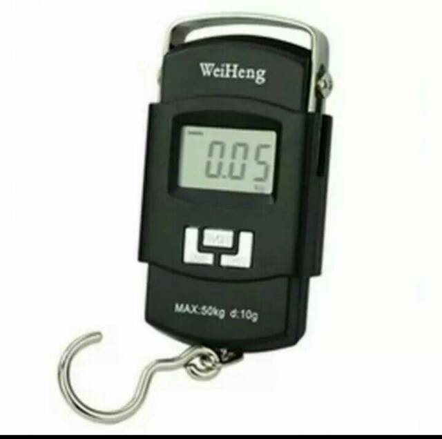 Timbangan Gantung Weiheng Portabel 50KG // ELECTRONIC PORTABLE SCALE 50KG