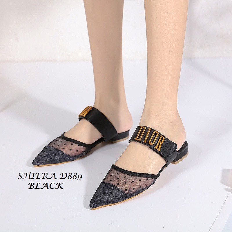 SHIERA MULES FLAT SHOES LANCIP D889