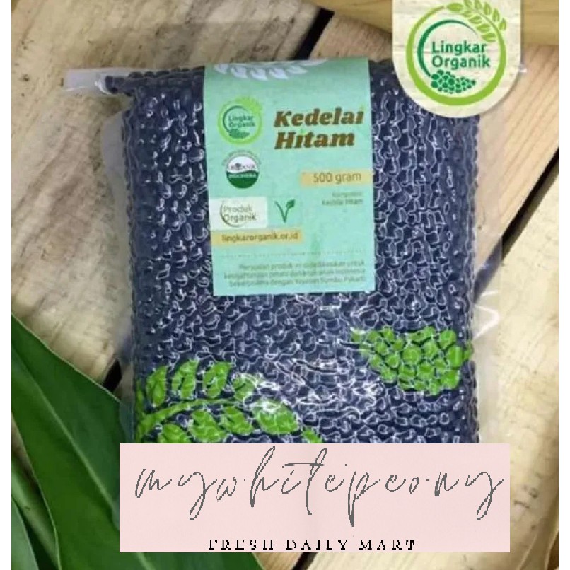 

Kacang Kedelai Hitam Lingkar Organik 500 Gram