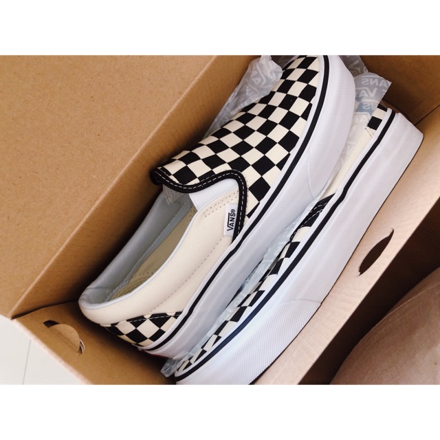OG Vans slip on checkered
