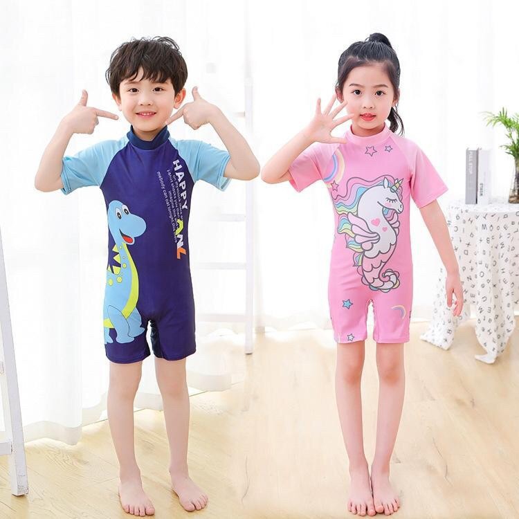 Baju renang Anak Motif Kartun | Baju renang Anak 3 Tahun Motif Laki - Laki | Swimsuit Cartoon