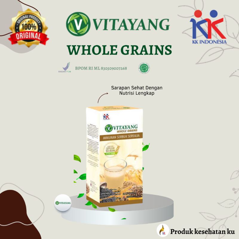 

Vitayang Whole GrainsMinuman Serbuk Serealia Menu Sarapan Sehat 1 Box15 Sachets