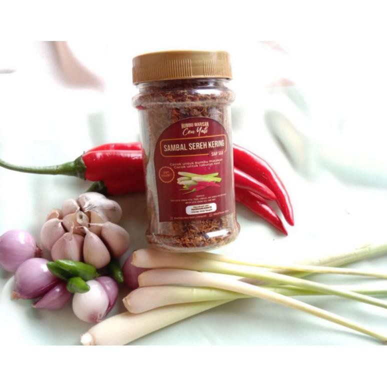 

Terbaru Sambal Sereh Kering-Instan-Siap Saji/Tanpa Pengawet/Rempah Alami Petan Indonesia-Bumbu