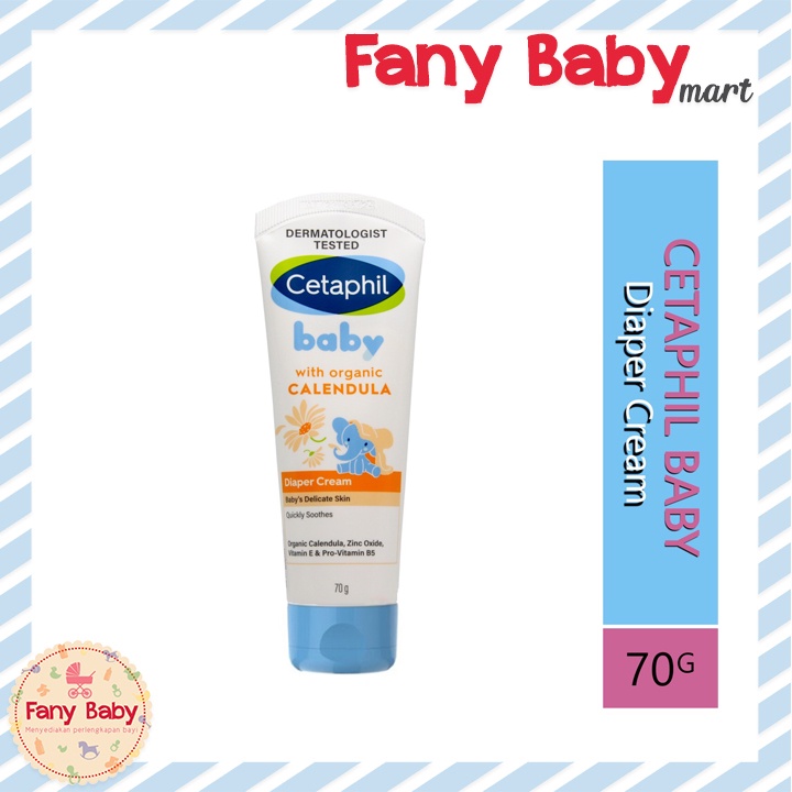 CETAPHIL BABY DIAPER CREAM WITH ORGANIC CALENDULA 70GR