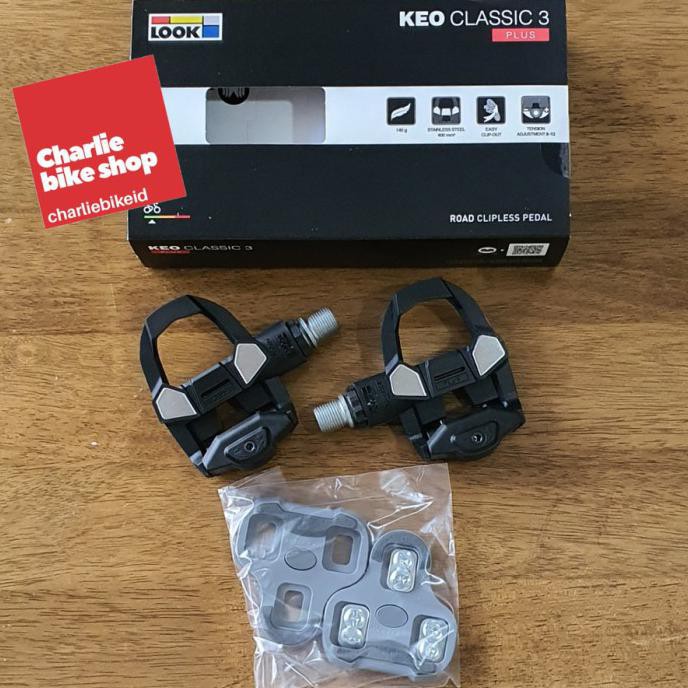 Jual raedy Pedal Cleat LOOK Keo Classic 3 PLUS Black dengan cleat tensi