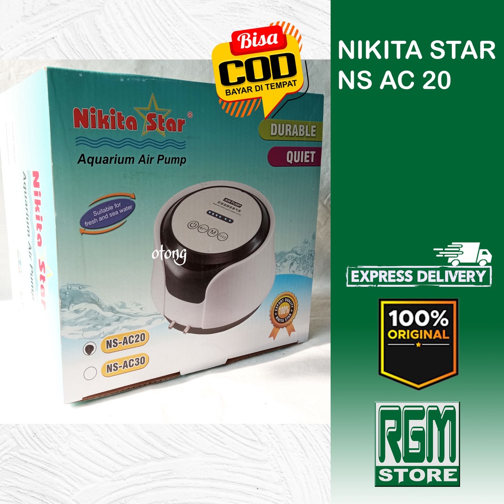 NIKITA STAR NS AC 20 AC20 NSAC20 AERATOR 2 LUBANG AIRPUMP AQUARIUM