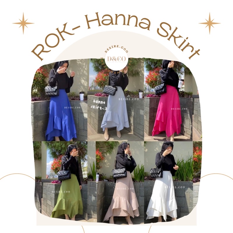 ROK - HANNA SKIRT | ROK WANITA | ROK LINEN