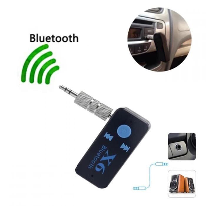 [ORIGINAL] BLUETOOTH RECEIVER CAR X6 CK05 / BLUETOOTH AUX KIT X6 GOOD QUALITY