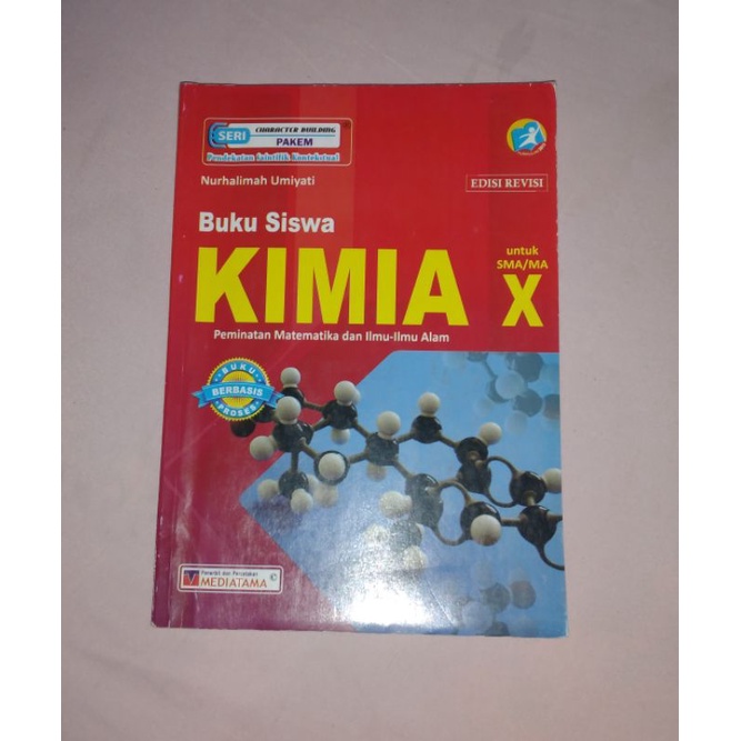 

BUKU PAKET KIMIA KELAS 10 | K13 PENERBIT MEDIATAMA
