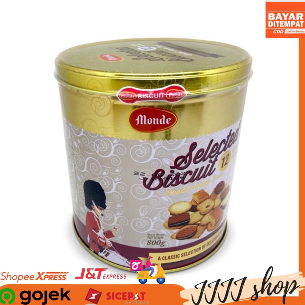 

Monde Selected Biscuit 12 Variants Biskuit Kemasa Kaleng 800gr