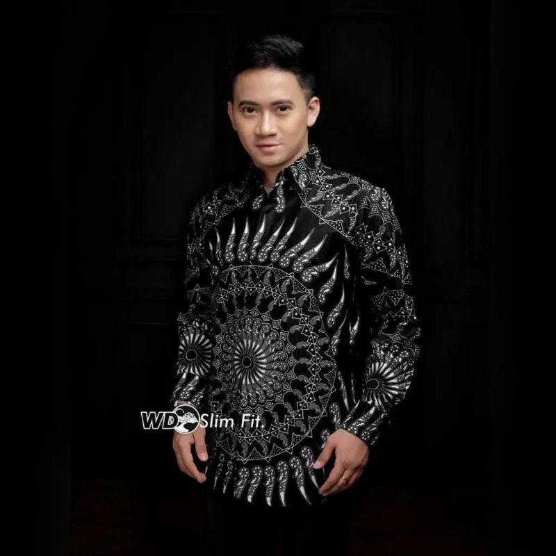 (COD) PROMO BATIK PRIA SIZE M L XL XXL BSWART BATIK HRBO26 Hem panjang padi / KEMEJA BATIK KEKINIAN / BATIK TERLARIS - TERBARU  2022