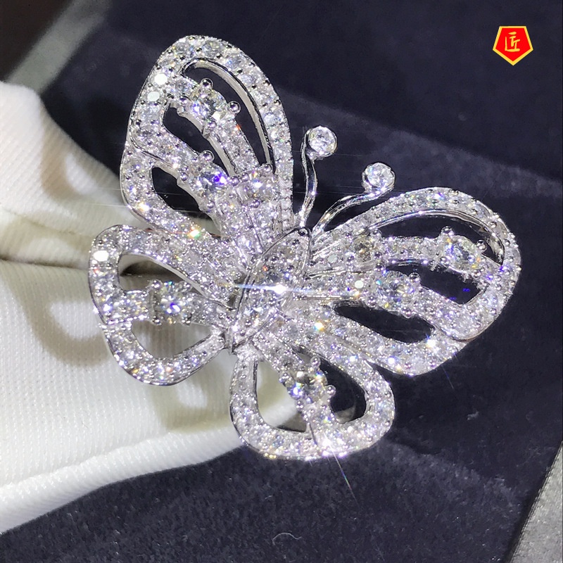 Cincin Desain Pita Hollow Out Mewah Untuk Wanita