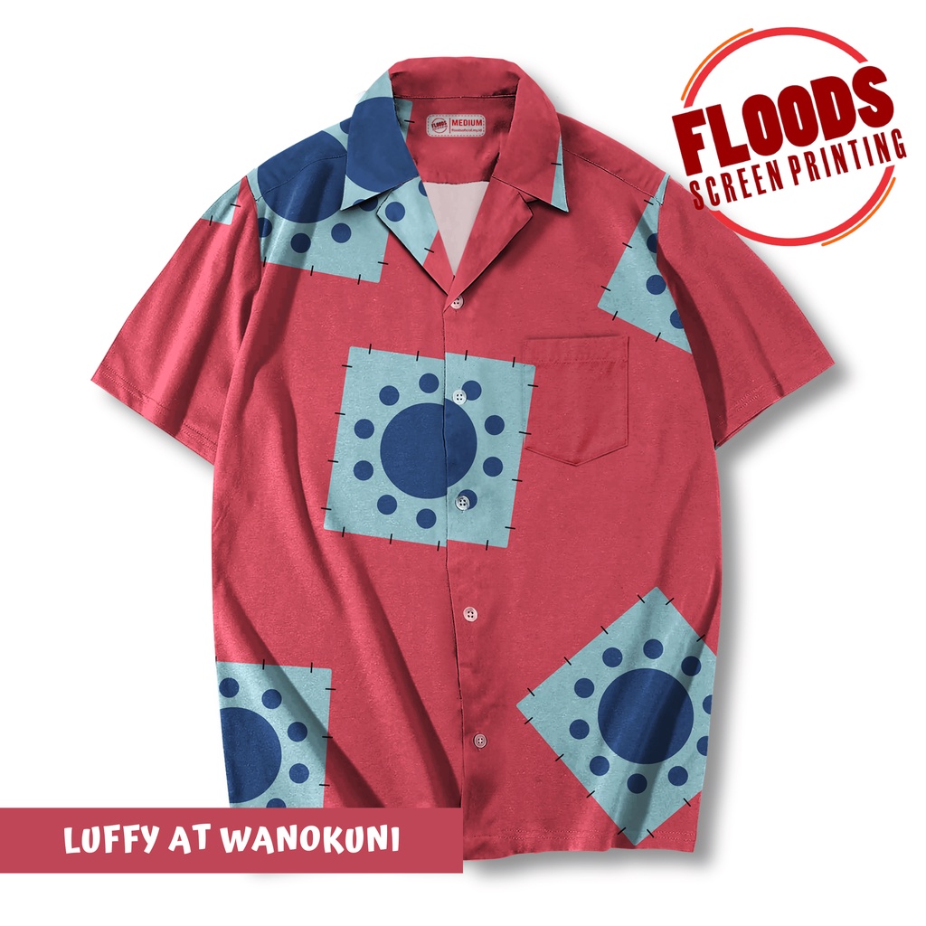 Kemeja One Piece Big Size - Luffy at Wanokuni